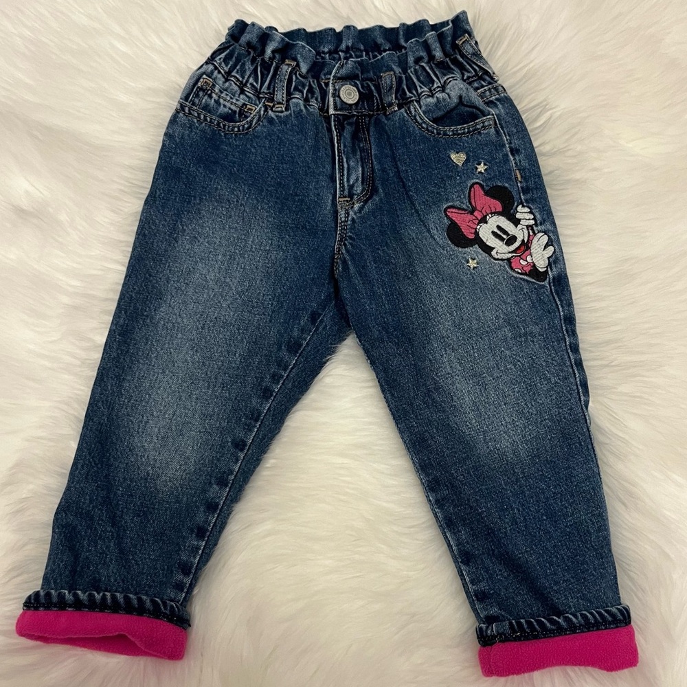 Disney Fleece-Lined Just Like Mom Jeans with Washwell